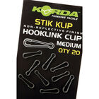 Agrafes pour sacs solubles carpe korda stik klip (x20) - Agrafes | Pacific P&ecirc;che