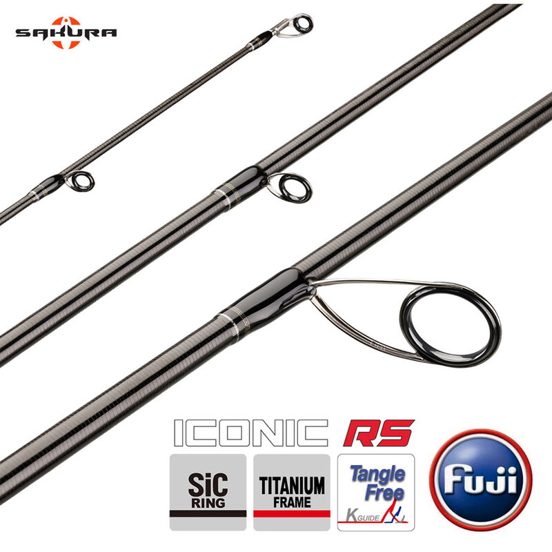Canne Spinning Sakura Iconic RS Spinning - ICRSS 742 M+ - Banshee 7-30g, 2.25m - Cannes Spinning | Pacific P&ecirc;che