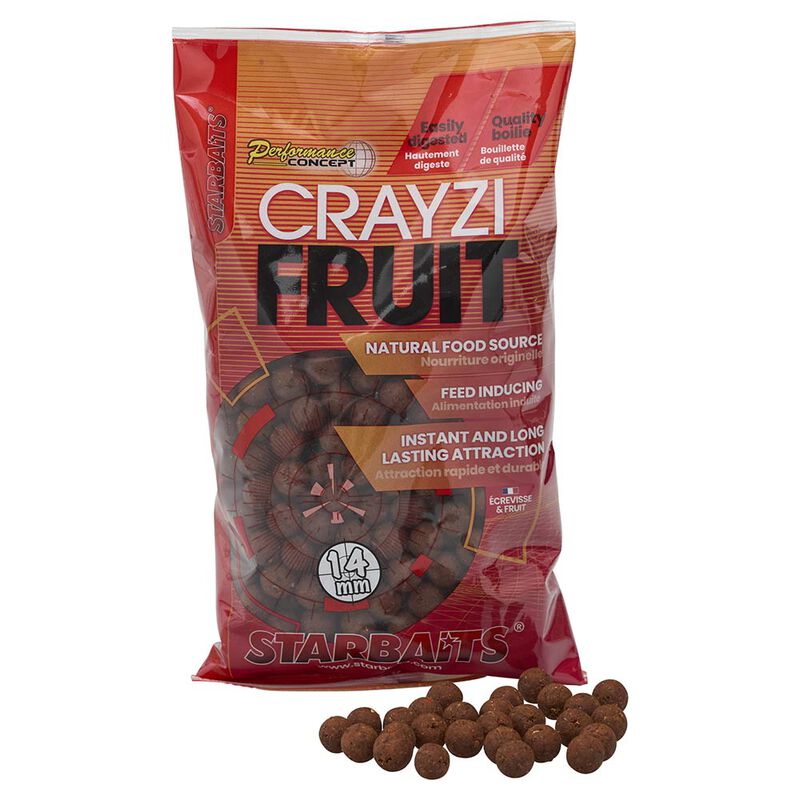 Bouillettes Starbaits PC Crayzi Fruit 14 mm - Denses | Pacific P&ecirc;che