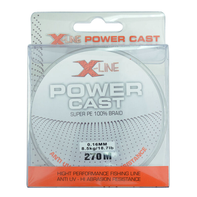 Tresse x-line power cast green 4 brins 270m - Tresses | Pacific P&ecirc;che