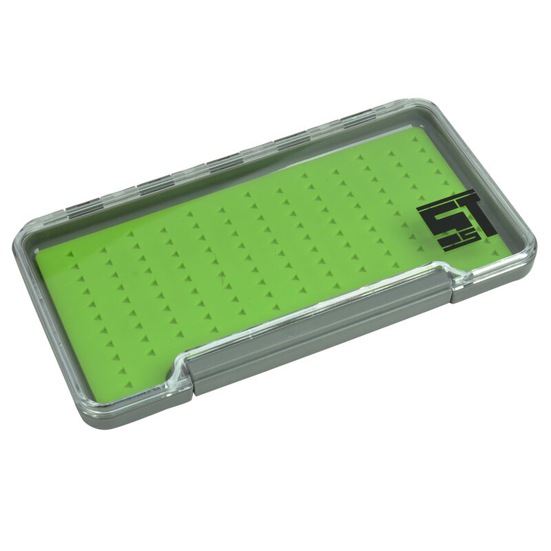 Bo&icirc;te &agrave; mouche silverstone waterpro rubber slim/large (capacit&eacute; 121 mouches) - Bo&icirc;tes Mouches | Pacific P&ecirc;che