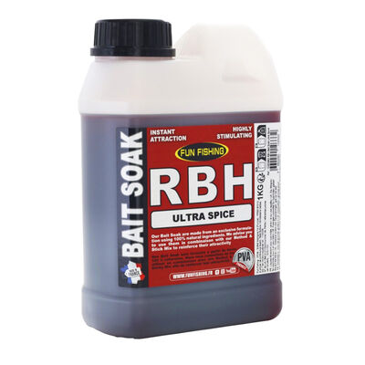 Booster Fun Fishing RBH Bait Soak Ultra Spice 1L - Boosters / dips | Pacific P&ecirc;che