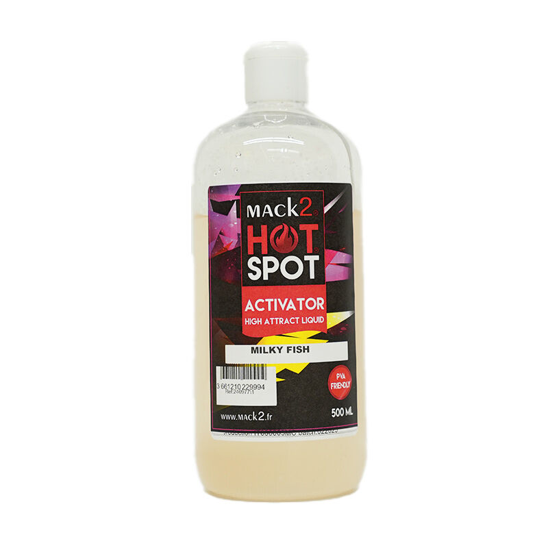 Activator Mack2 Milky Fish 500 ml - Boosters / dips | Pacific P&ecirc;che