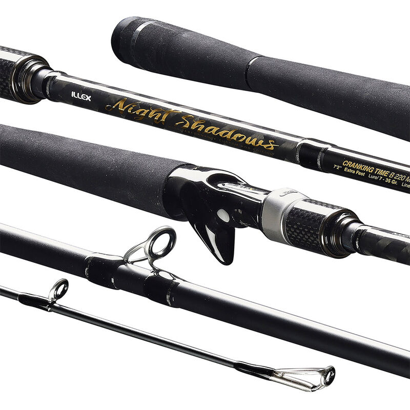 Canne Casting Illex Night Shadow B220MHFG Cranking Time 2.21m, 12-45g - Cannes Casting | Pacific P&ecirc;che