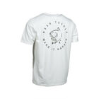 T-shirt Nash Make it Carp Logo Ecru - T-shirts manches courtes | Pacific P&ecirc;che