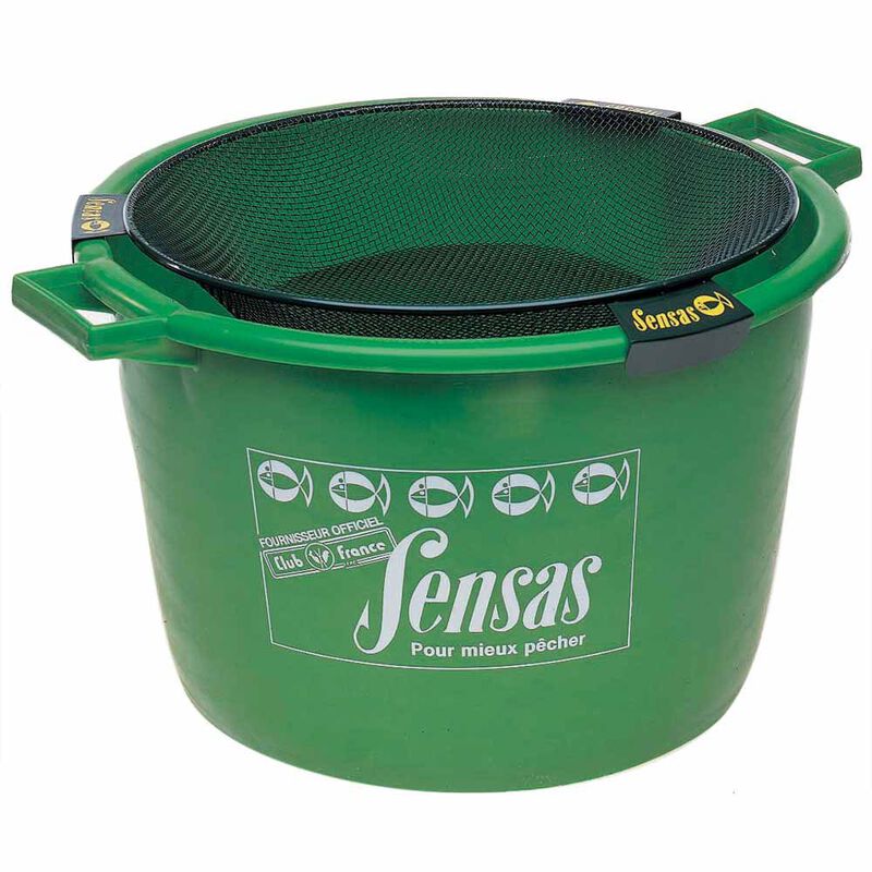 Seau &agrave; amorce coup sensas bassine 40l - Pr&eacute;paration amorces/pellets | Pacific P&ecirc;che