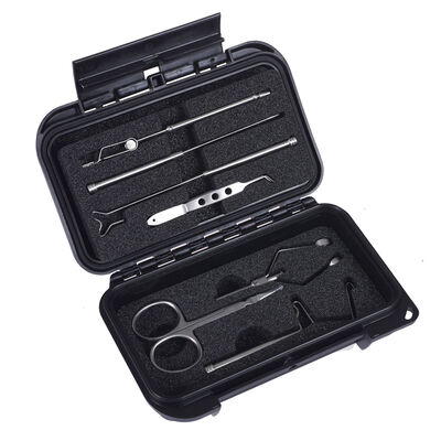 Kit fly tying jmc coffret d'outils voyageur pro tyer - Kit Outillage | Pacific P&ecirc;che