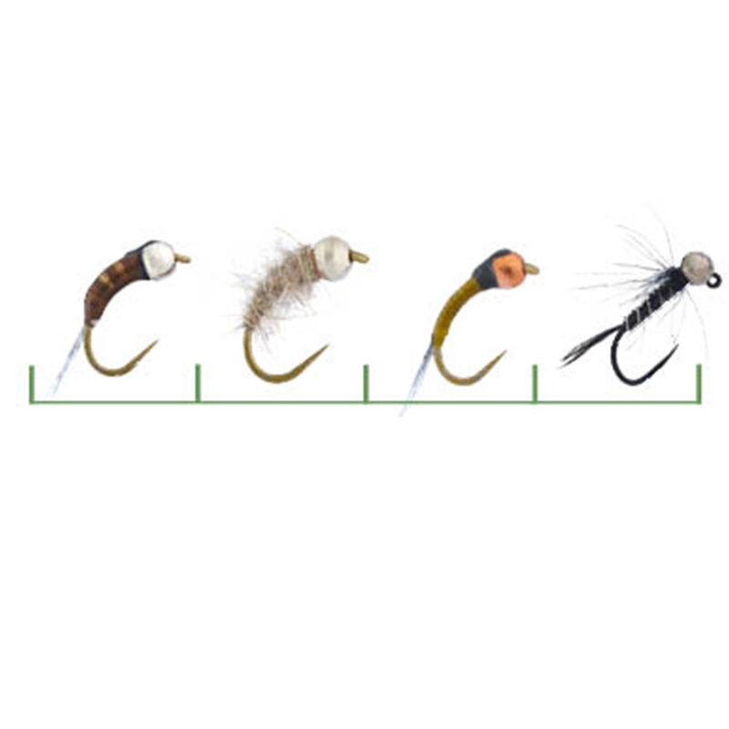 Set Nymphe Garbolino x4 - eaux fortes / profondes / claires - Nymphes | Pacific P&ecirc;che