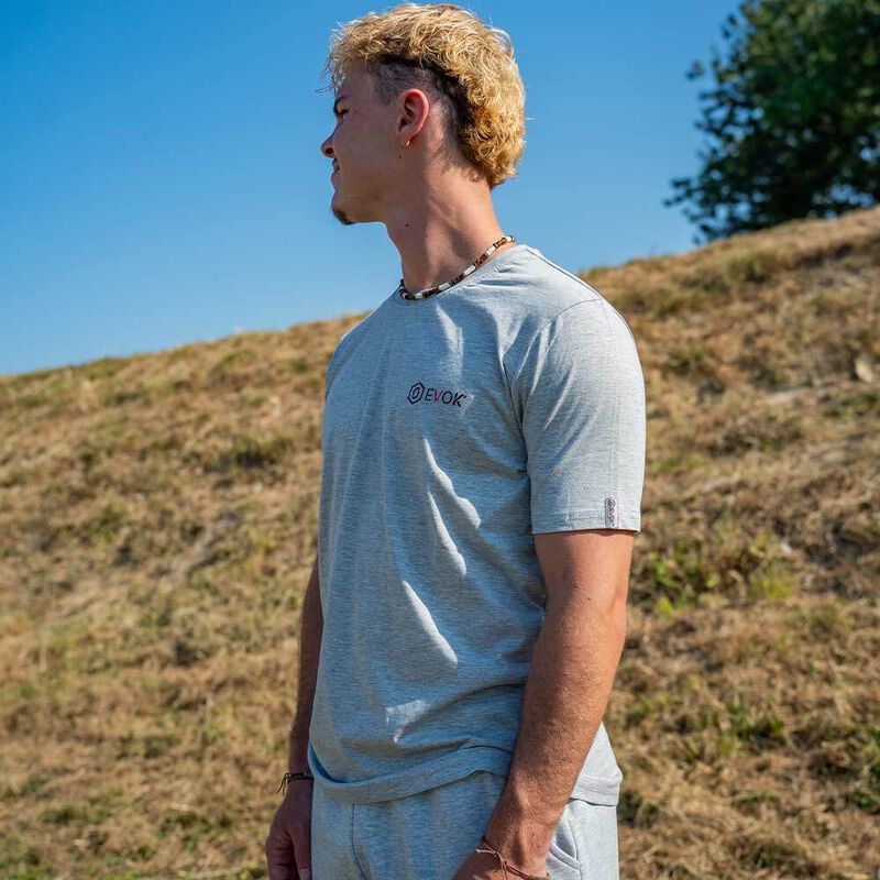  T-shirt Evok Gris - T-shirts manches courtes | Pacific P&ecirc;che