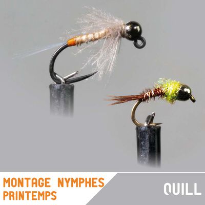 Nymphes Garbolino X2 - printemps / quill - Nymphes | Pacific P&ecirc;che