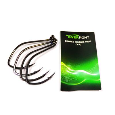 Hame&ccedil;ons Overfight single hook - Simples | Pacific P&ecirc;che
