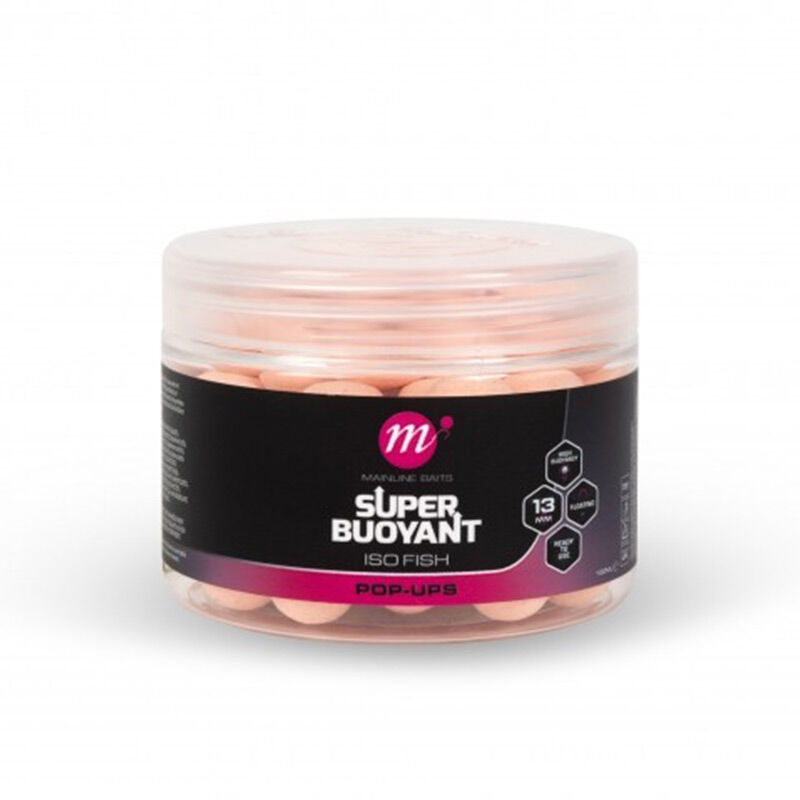 Pop-Ups Mainline ISO Fish Super Buoyant 13mm - Flottantes | Pacific P&ecirc;che
