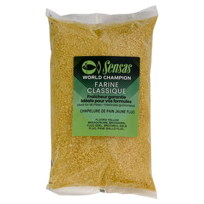 Farine Sensas Chapelure de Pain Jaune Fluo 700gr - Farines | Pacific P&ecirc;che