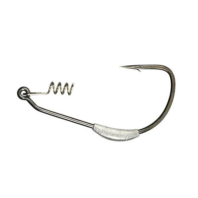 Hame&ccedil;on texan plomb&eacute; Gamakatsu weighted superline spring lock (x4) - Simples | Pacific P&ecirc;che