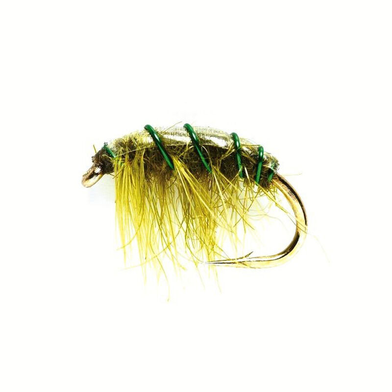 Nymphe silverstone gammare olive lest&eacute; h12 (x3) - Nymphes | Pacific P&ecirc;che