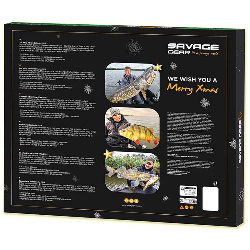 Calendrier Savage Gear 4 play Calendar - Poissons Nageurs | Pacific P&ecirc;che