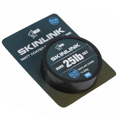 Tresse Gain&eacute;e Nash Skinlink Semi-Stiff Silt 10m - Tresse BDL | Pacific P&ecirc;che