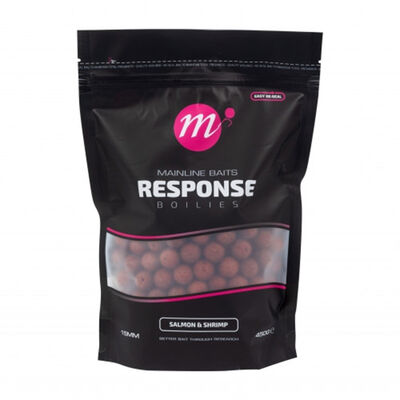 Bouillettes Mainline Response Salmon & Shrimp 15 mm 450 g - Denses | Pacific P&ecirc;che
