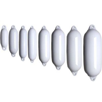 Pare-battage Eco Fender 3 - 2 yeux - &oslash;15x60cm - blanc - Accastillage | Pacific P&ecirc;che