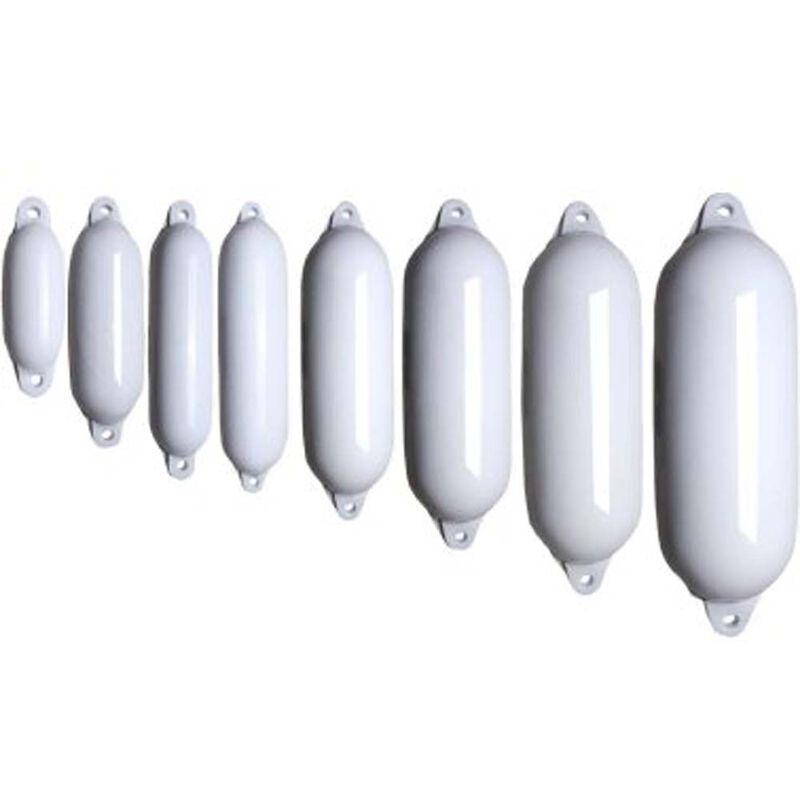 Pare-battage Eco Fender 3 - 2 yeux - &oslash;15x60cm - blanc - Accastillage | Pacific P&ecirc;che