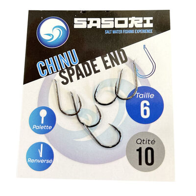 Hame&ccedil;ons Sasori Chinu Spade End - Simples | Pacific P&ecirc;che