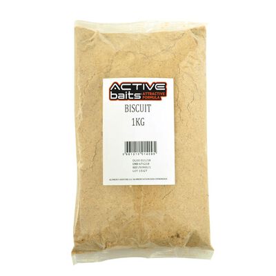 Farine pour la p&ecirc;che au coup active baits biscuit 1kg - Farines | Pacific P&ecirc;che