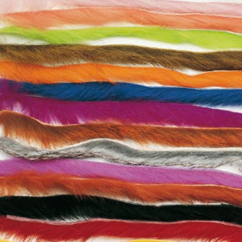 Fly tying poils jmc assortiment rabbit strip - Poils | Pacific P&ecirc;che