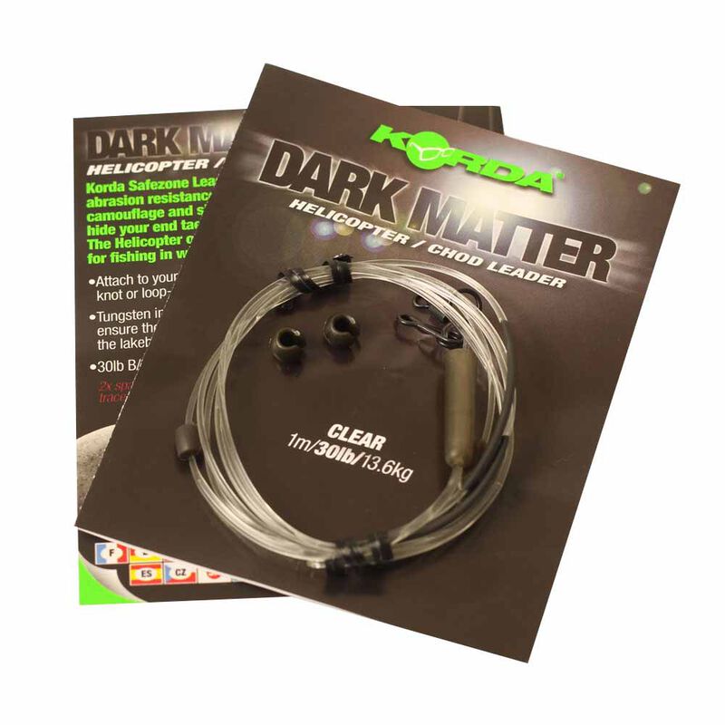 Leader korda dark matter heli 40lb - Leaders | Pacific P&ecirc;che