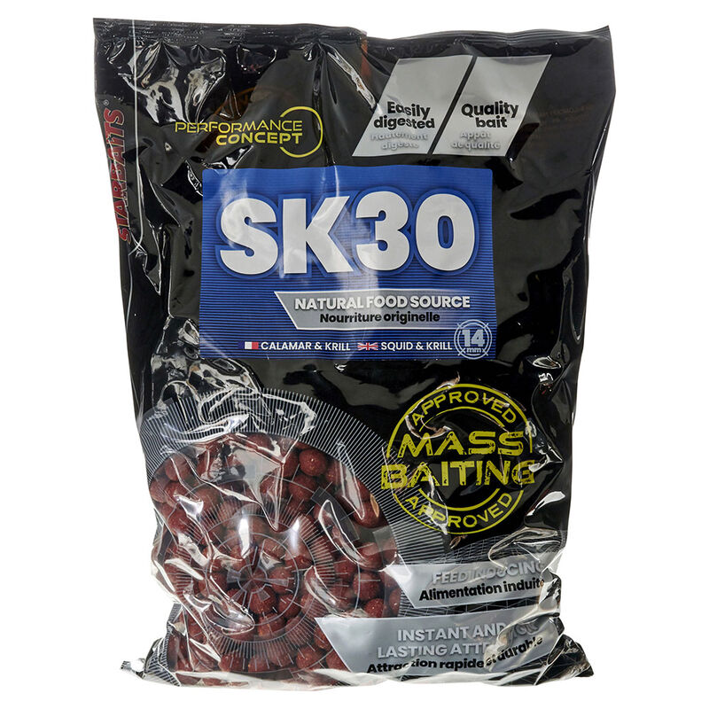 Bouillette Starbaits PC SK30 Mass Baiting 3kg - Flottantes | Pacific P&ecirc;che
