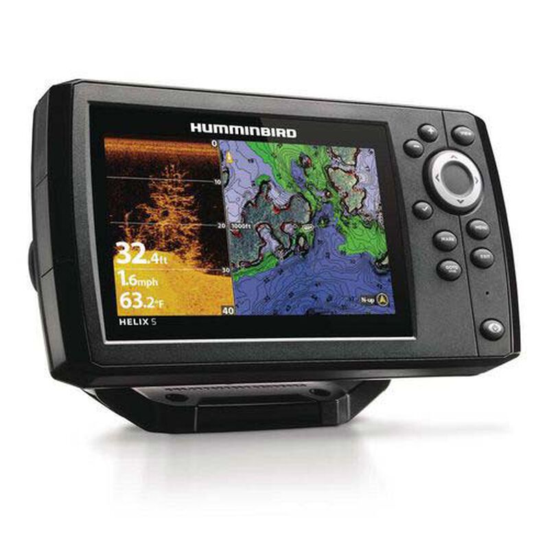 Combin&eacute; Humminbird Helix 5 G3 Chirp DI Sonde Tableau Arri&egrave;re et Temp&eacute;rature - Sondeurs/Gps | Pacific P&ecirc;che