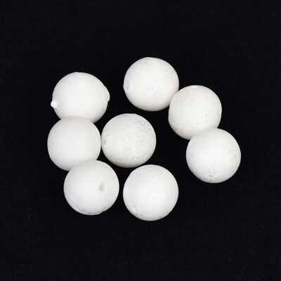 Perles rondes flottantes Sunset blanches (x20) - Perles | Pacific P&ecirc;che