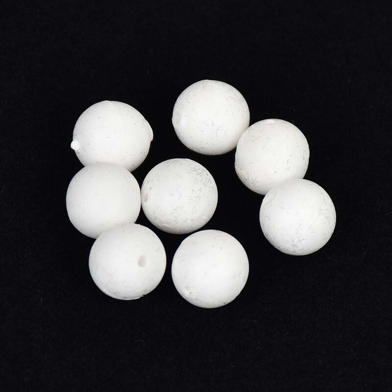 Perles rondes flottantes Sunset blanches (x20) - Perles | Pacific P&ecirc;che