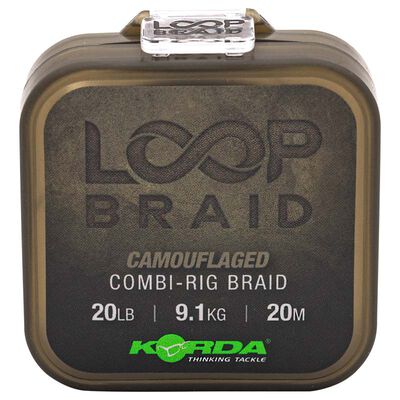 Tresse Korda Loops Braid 20lbs 20m - Tresse BDL | Pacific P&ecirc;che