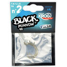 Hame&ccedil;ons texan fiiish krog premium vmc black minnow 90 (x4) - Leurres Souples | Pacific P&ecirc;che