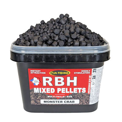 Mixed Pellets Fun Fishing RBH 2 Diam&egrave;tres 1,5kg Monster Crab - Amor&ccedil;ages | Pacific P&ecirc;che