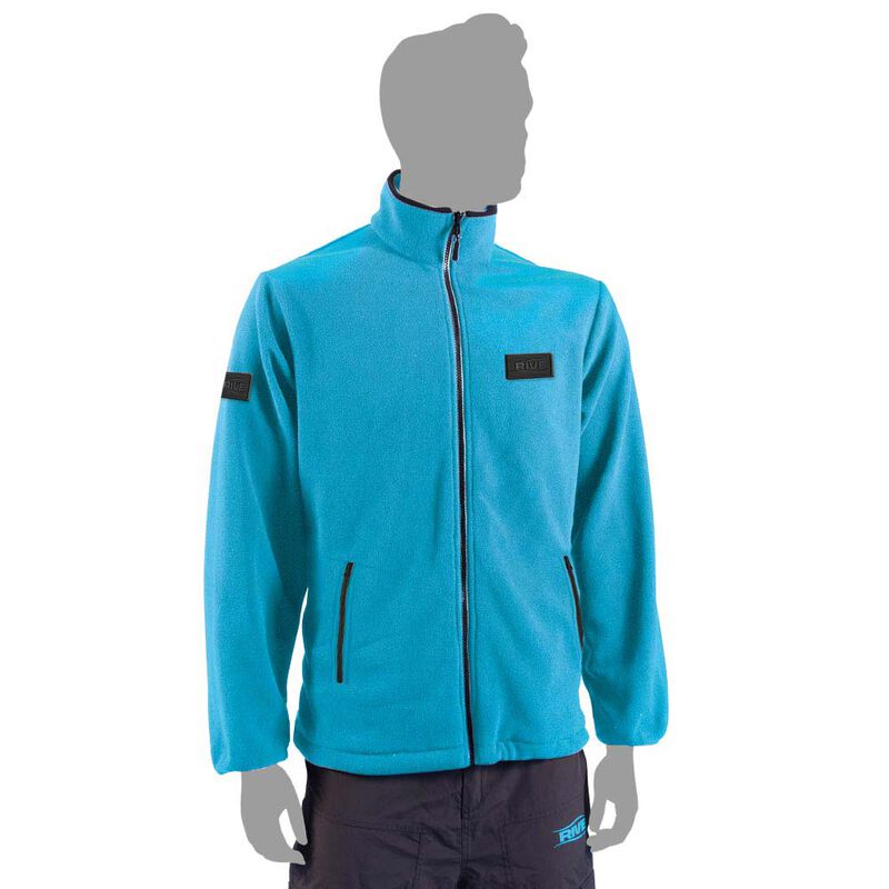 Veste polaire RIVE avec zip + poches AQUA - Polaires | Pacific P&ecirc;che
