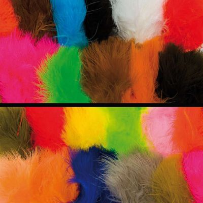 Fly tying plumes marabout large jmc - Plumes | Pacific P&ecirc;che