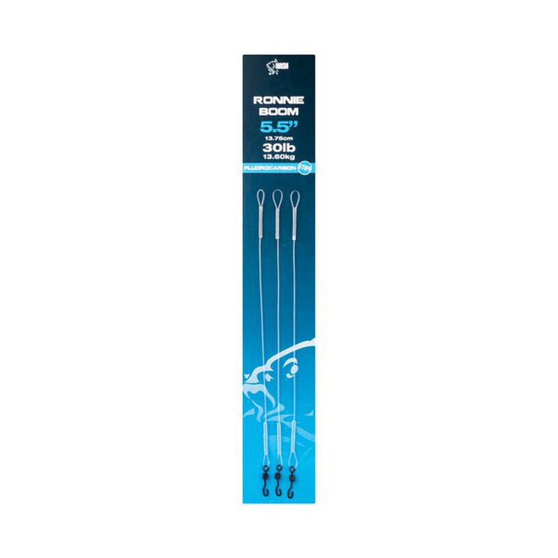 Bas de ligne Nash Fluoro Rig Ronnie Boom - Bas de Ligne Mont&eacute;s | Pacific P&ecirc;che