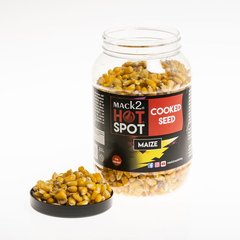 Graines cuites carpe mack2 cooked seed maize - Pr&ecirc;tes &agrave; l'emploi | Pacific P&ecirc;che