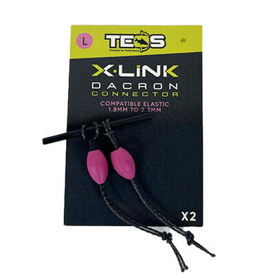 Connecteur Teos X-Link Dacron Connector - Dacrons | Pacific P&ecirc;che