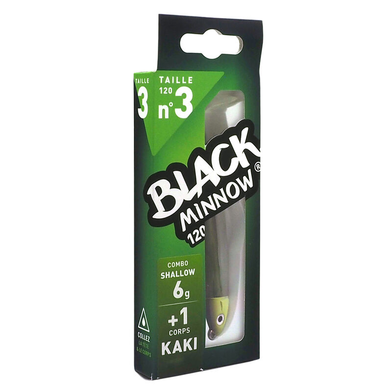 Leurre Souple Shad Fiiish Combo Black Minnow 120 Shallow 12cm, 6g - Shads | Pacific P&ecirc;che
