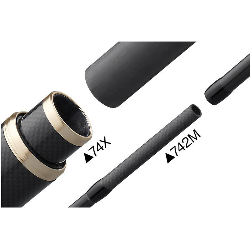 Canne Casting Graphite Leader Veloce UX 7'4XH 2.24m, Max 84g - Cannes Casting | Pacific P&ecirc;che