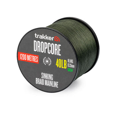 Tresse Trakker Dropcore Braid 40 lb 18.1 kg 0.33 mm 1200 m - Tresse | Pacific P&ecirc;che