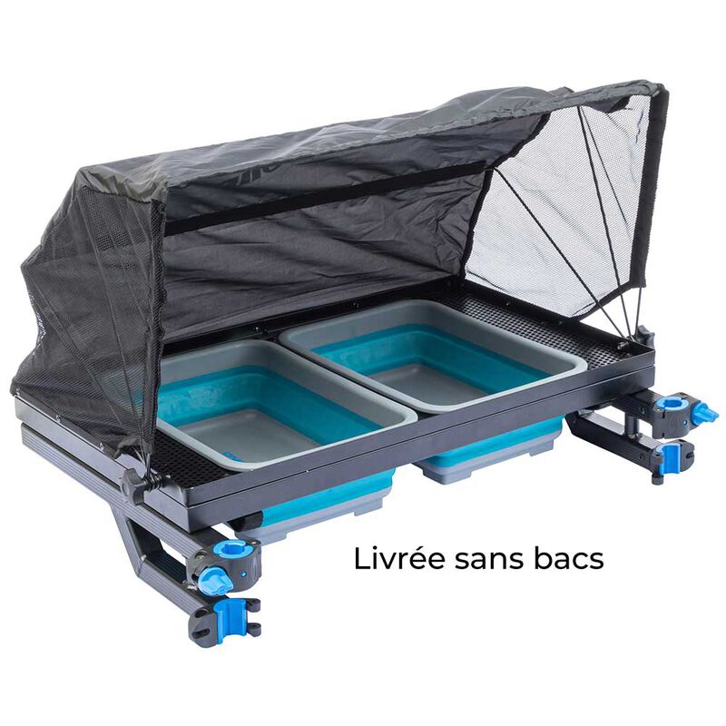 Desserte garbolino xxl avec tente - Supports | Pacific P&ecirc;che