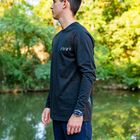 T-shirt &agrave; manches longues Noir Rive - T-shirts manches longues | Pacific P&ecirc;che