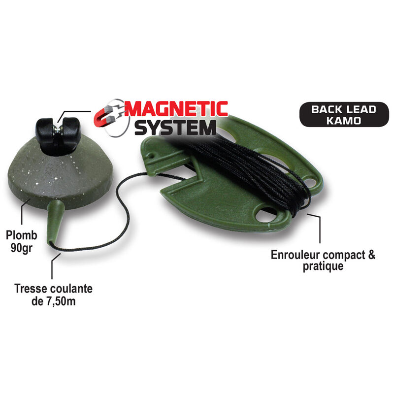 Back lead carpe fun fishing magnetic 90g - Back Lead | Pacific P&ecirc;che
