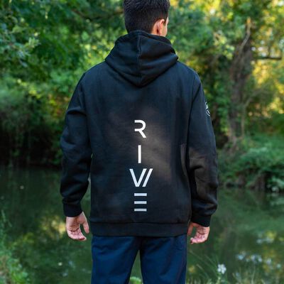 Sweat-Shirt Rive Hoodie Vertical Black  - Sweatshirts | Pacific P&ecirc;che