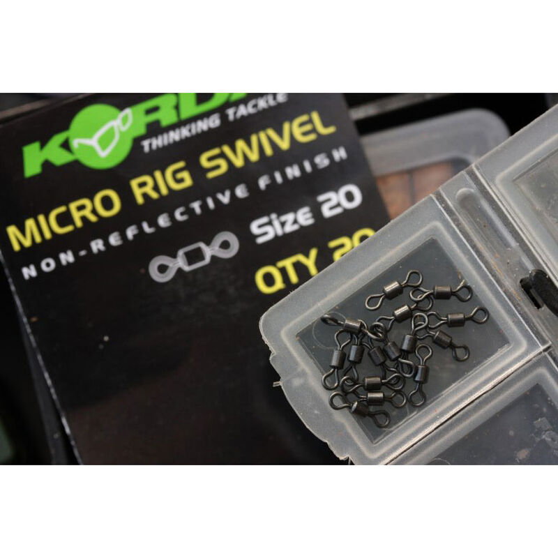 Emerillons baril carpe korda micro rig swivel - Emerillons carpe | Pacific P&ecirc;che