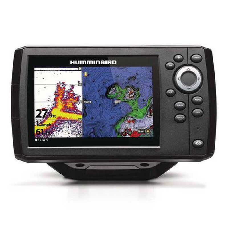 Combin&eacute; Humminbird Helix 5 G3 Chirp Sonde Tableau Arri&egrave;re et Temp&eacute;rature - Sondeurs/Gps | Pacific P&ecirc;che
