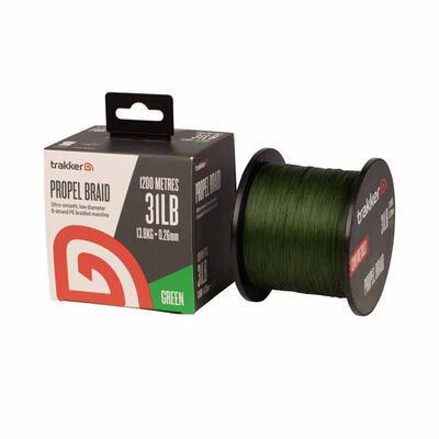 Tresse Trakker Propel Braid Green 1200m 31lb (13.8kg) - Tresse | Pacific P&ecirc;che
